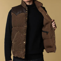 Rocky Mountain, "DOWN VEST CORDS", Marron