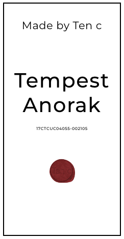 Ten C, Tempest Anorak, Vert