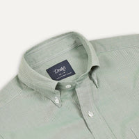 Drake's, Chemise Oxford Pinpoint, Vert