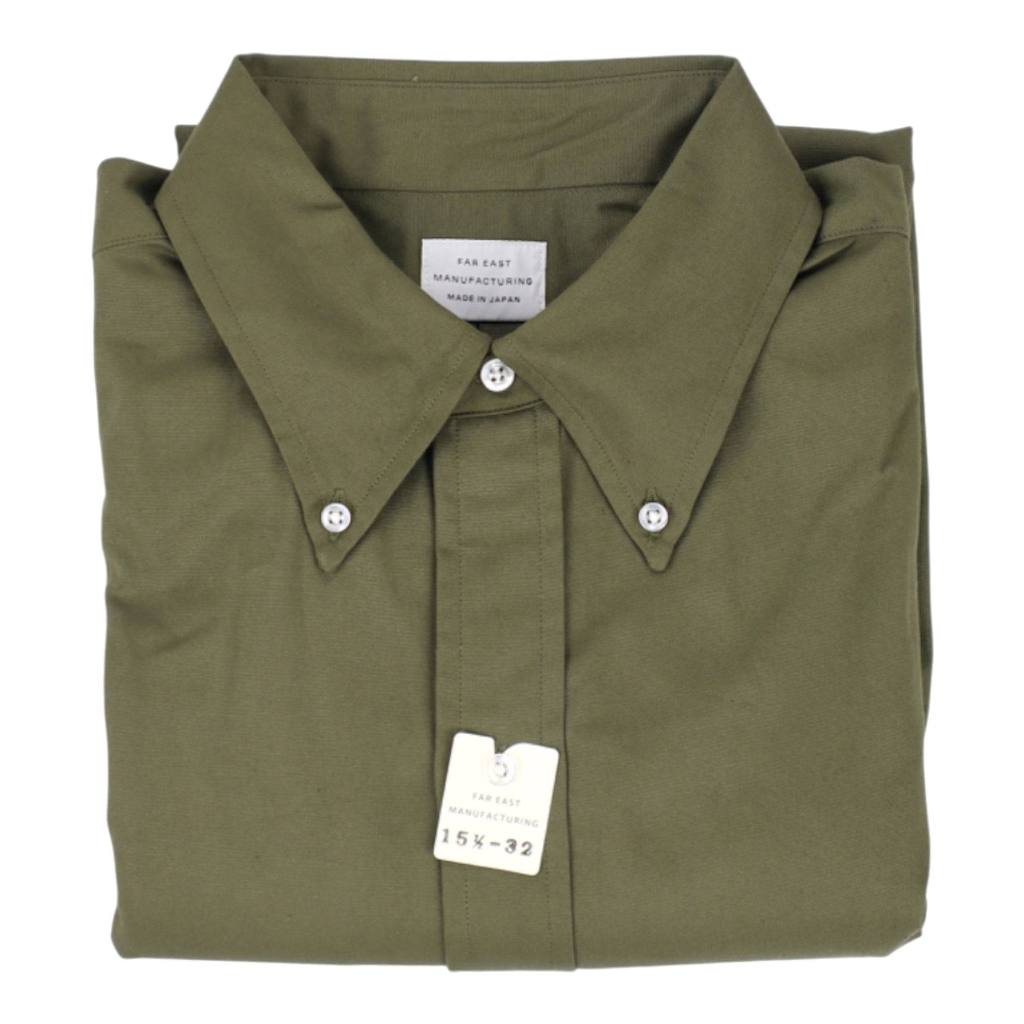 Resolute, Chemise en toile japonaise Popeline, Olive