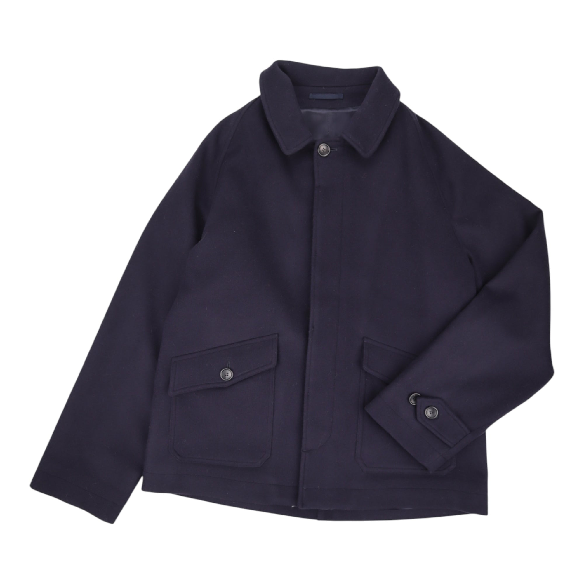 Fortela, Veste en laine super fine Manteco, Navy