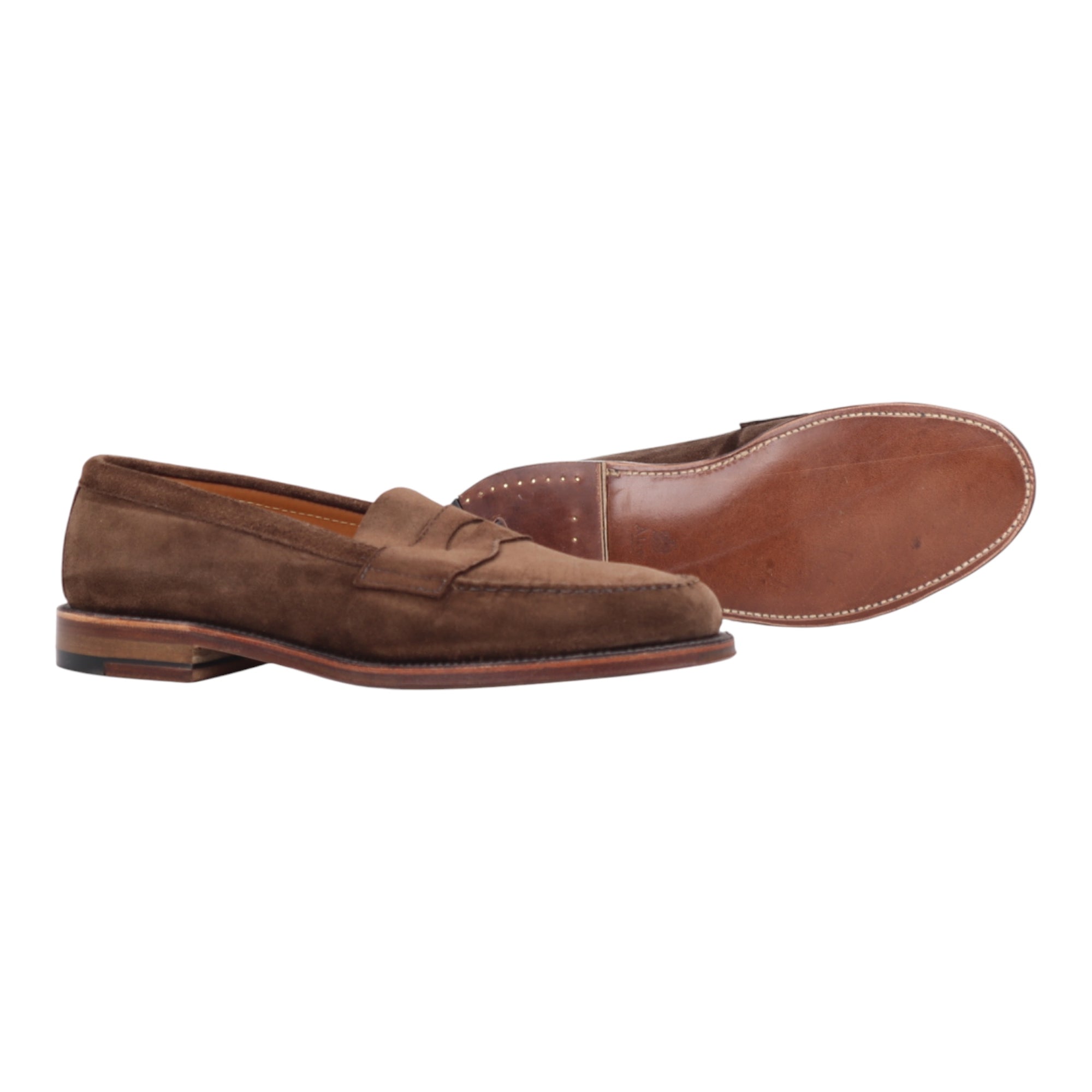 Alden X BECFIN, Penny Loafer Suede, Chocolate