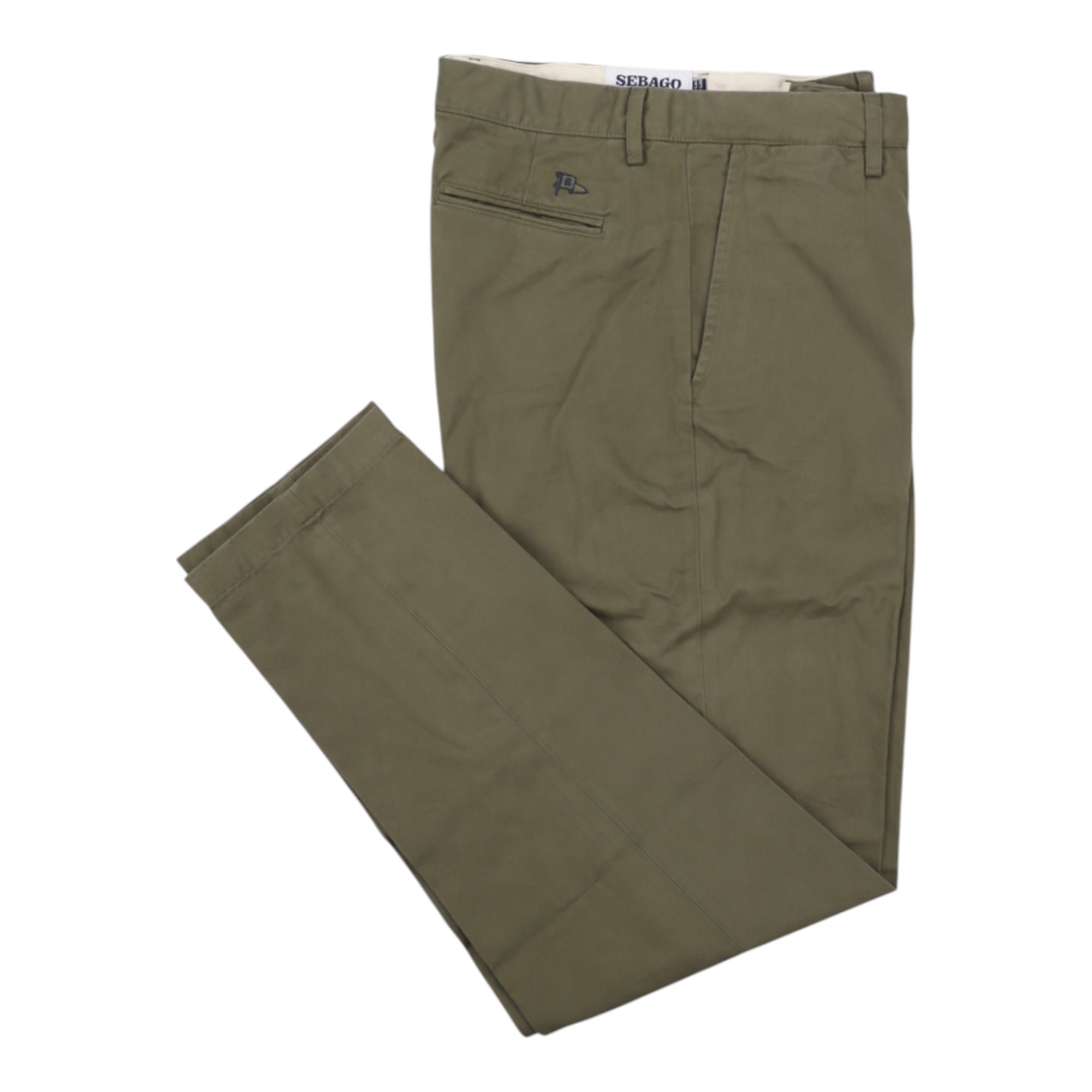 SEBAGO, PANTALON CHINO RENDON, VERT