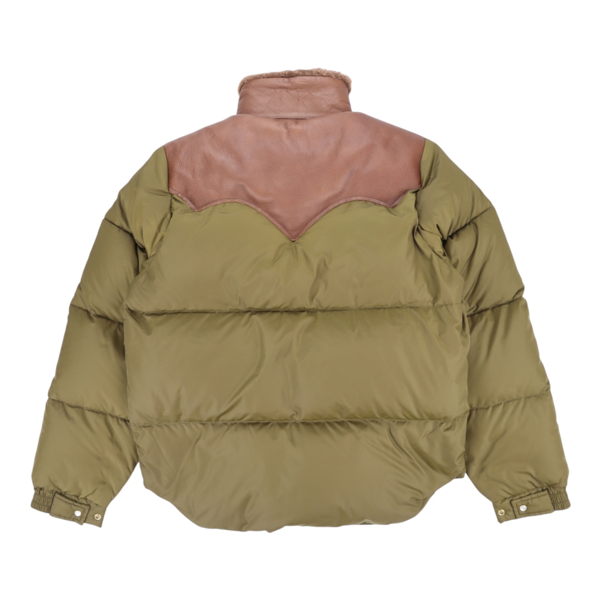 Rocky Mountain Featherbed, Doudoune Christy col shearling, Olive
