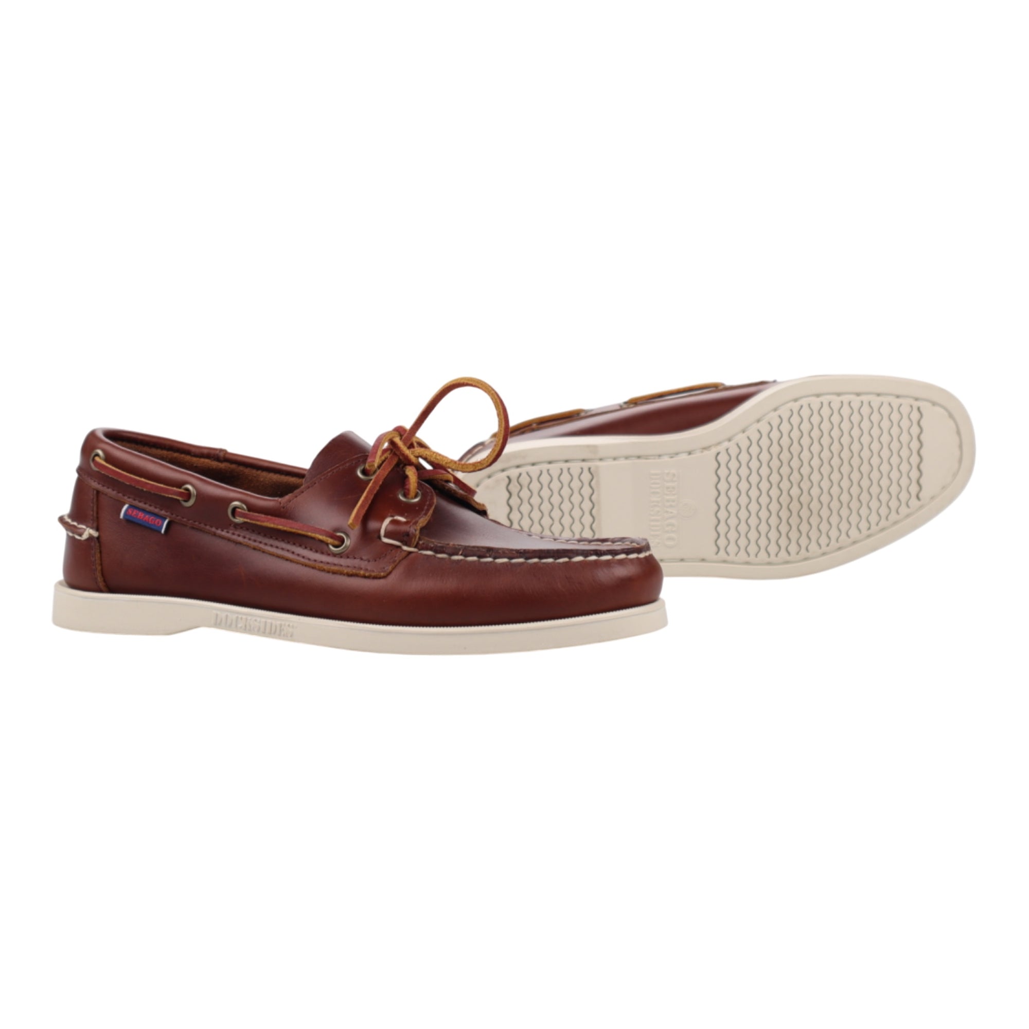 Sebago, Docksides Portland, Waxed, Brown