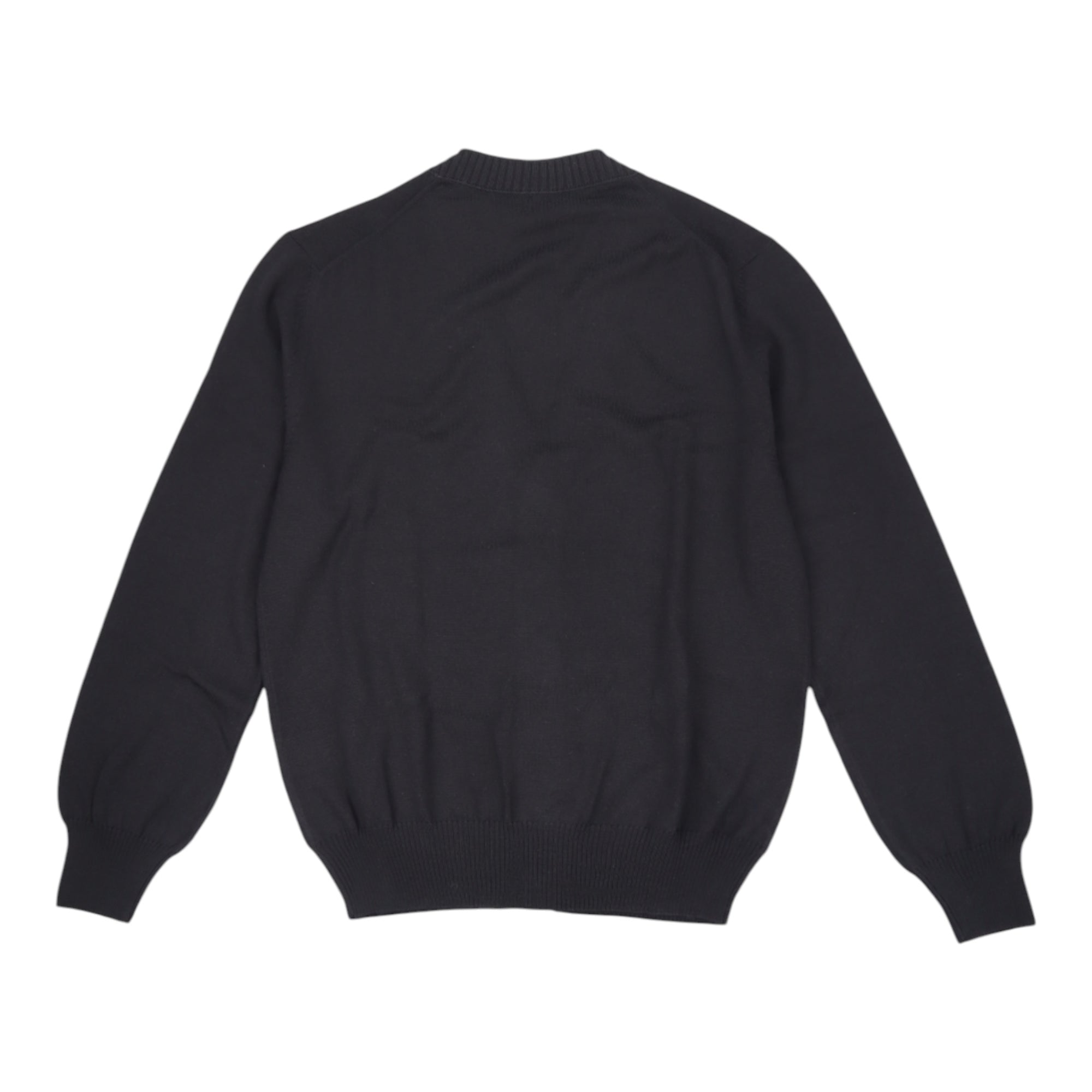 BECFIN, Cardigan col V en laine mérinos extra-fine, Noir
