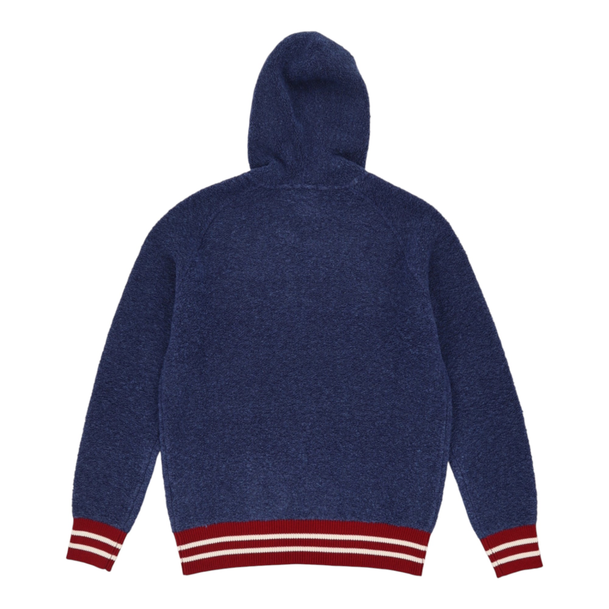 Gallia, Sweat à capuche en laine mérinos Abart, Bleu