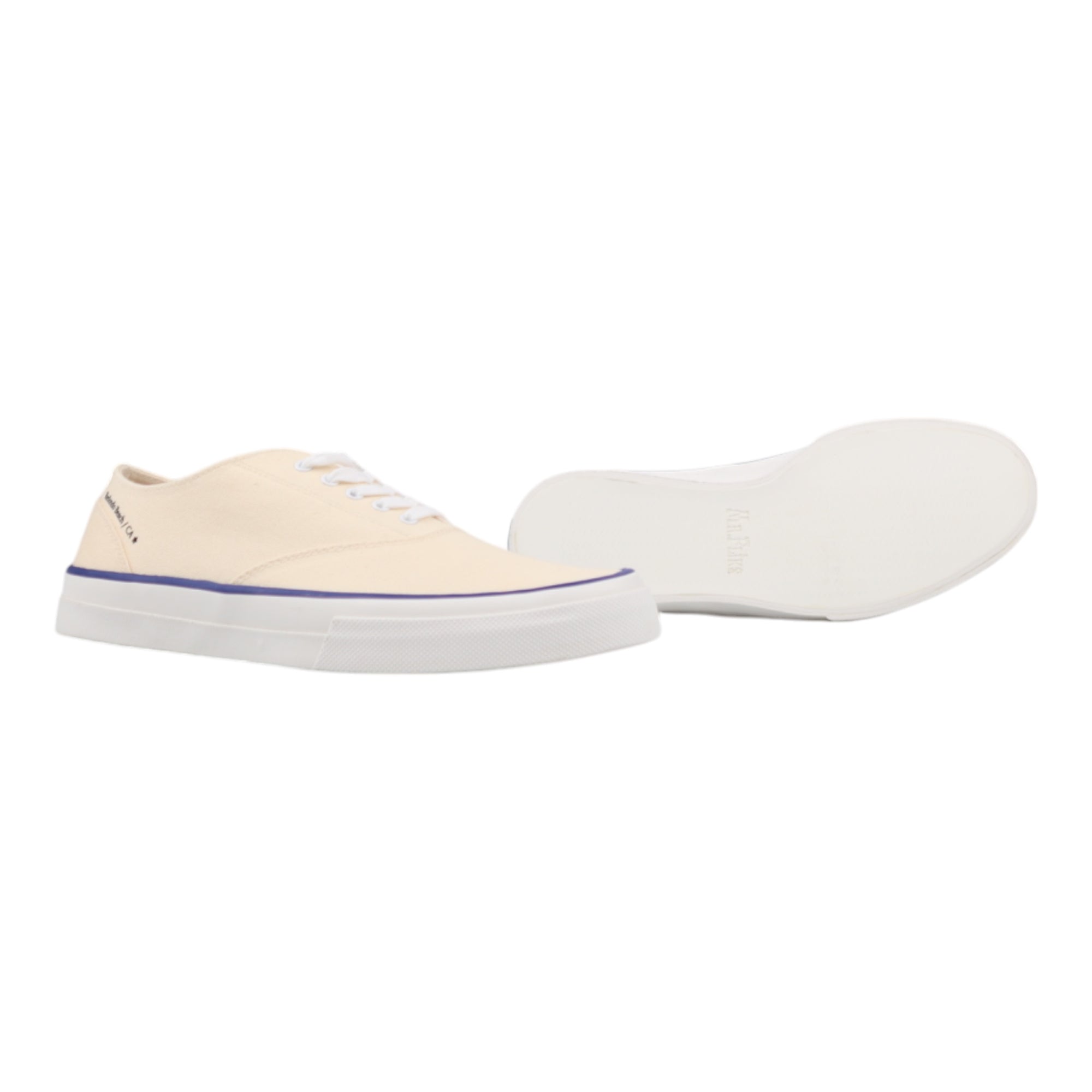 MR FLIKS, Basket, White Blue Line