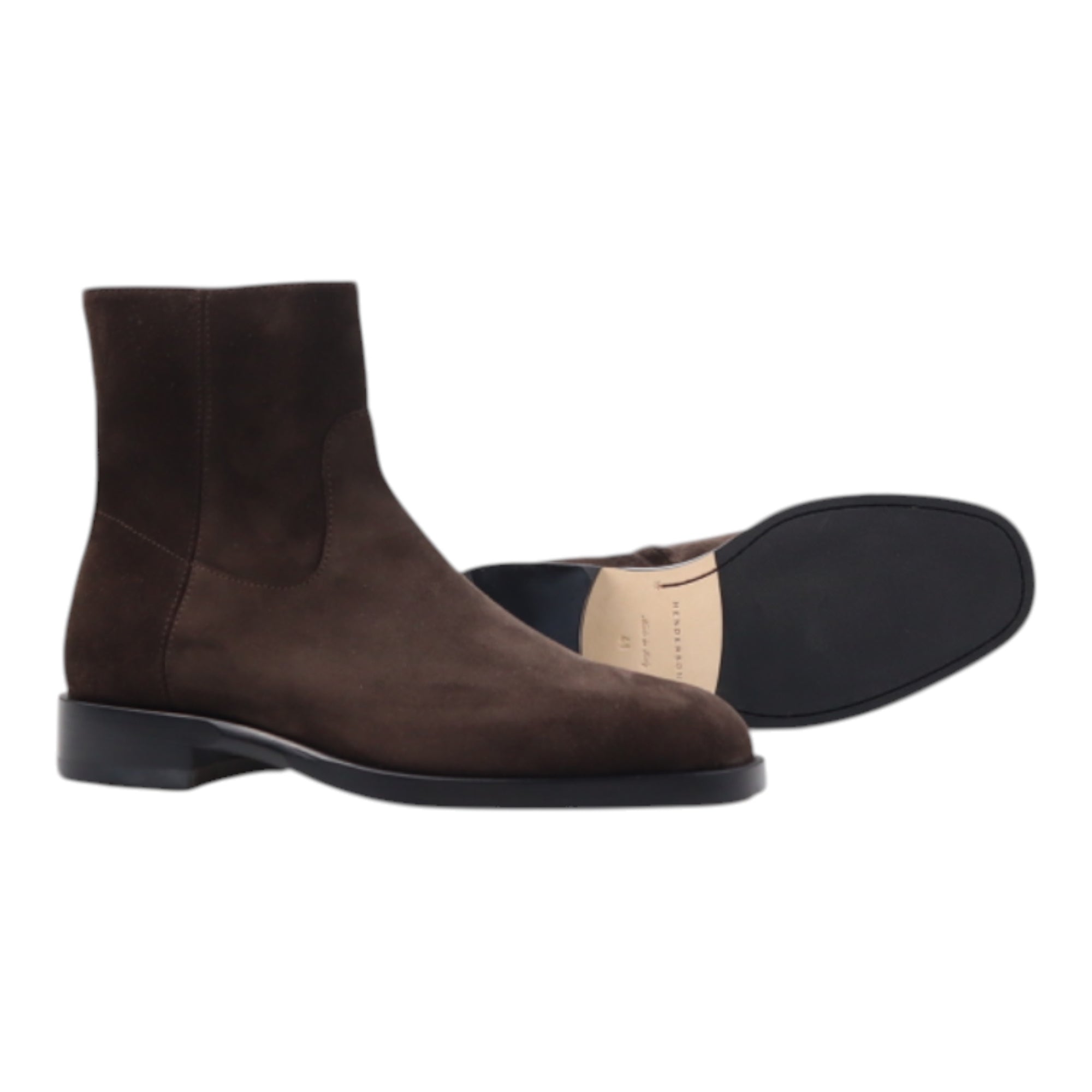 HENDERSON, Boots zippée, marron