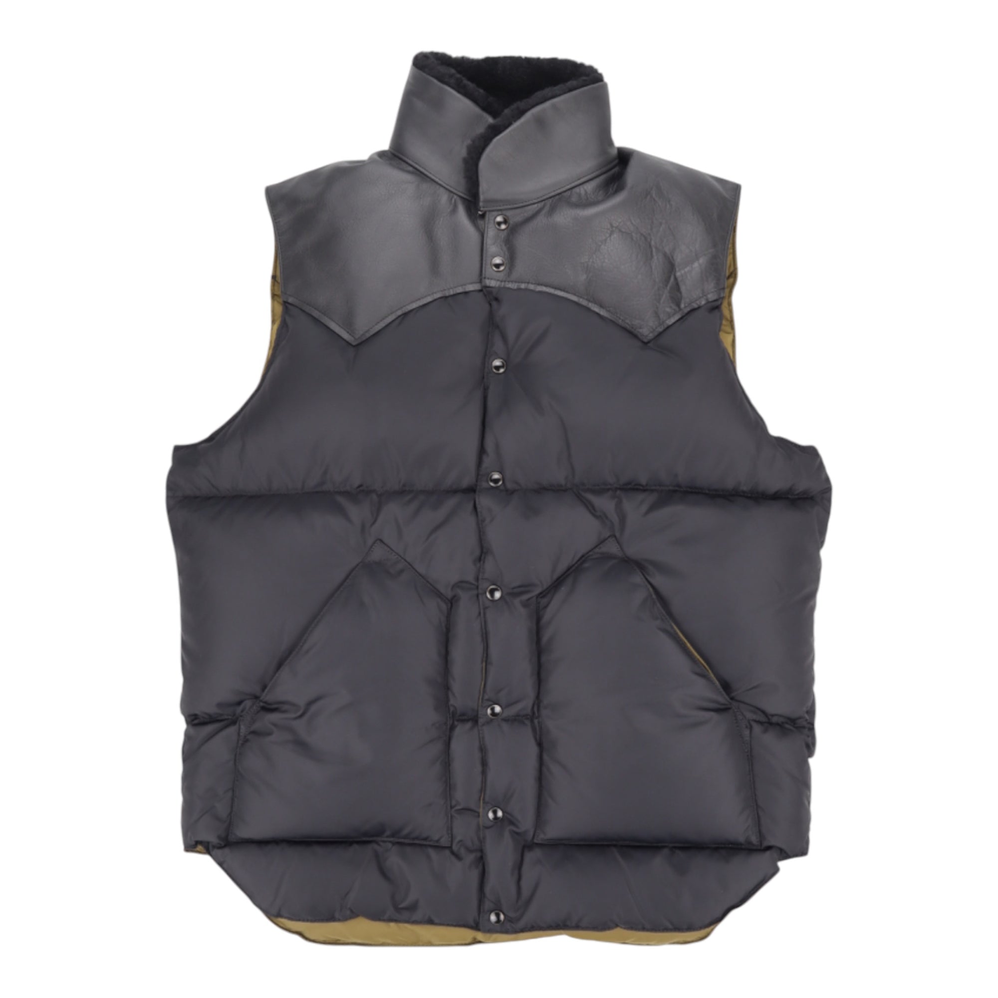 Rocky Mountain Featherbed, Christy Vest Col Shearling, Noir