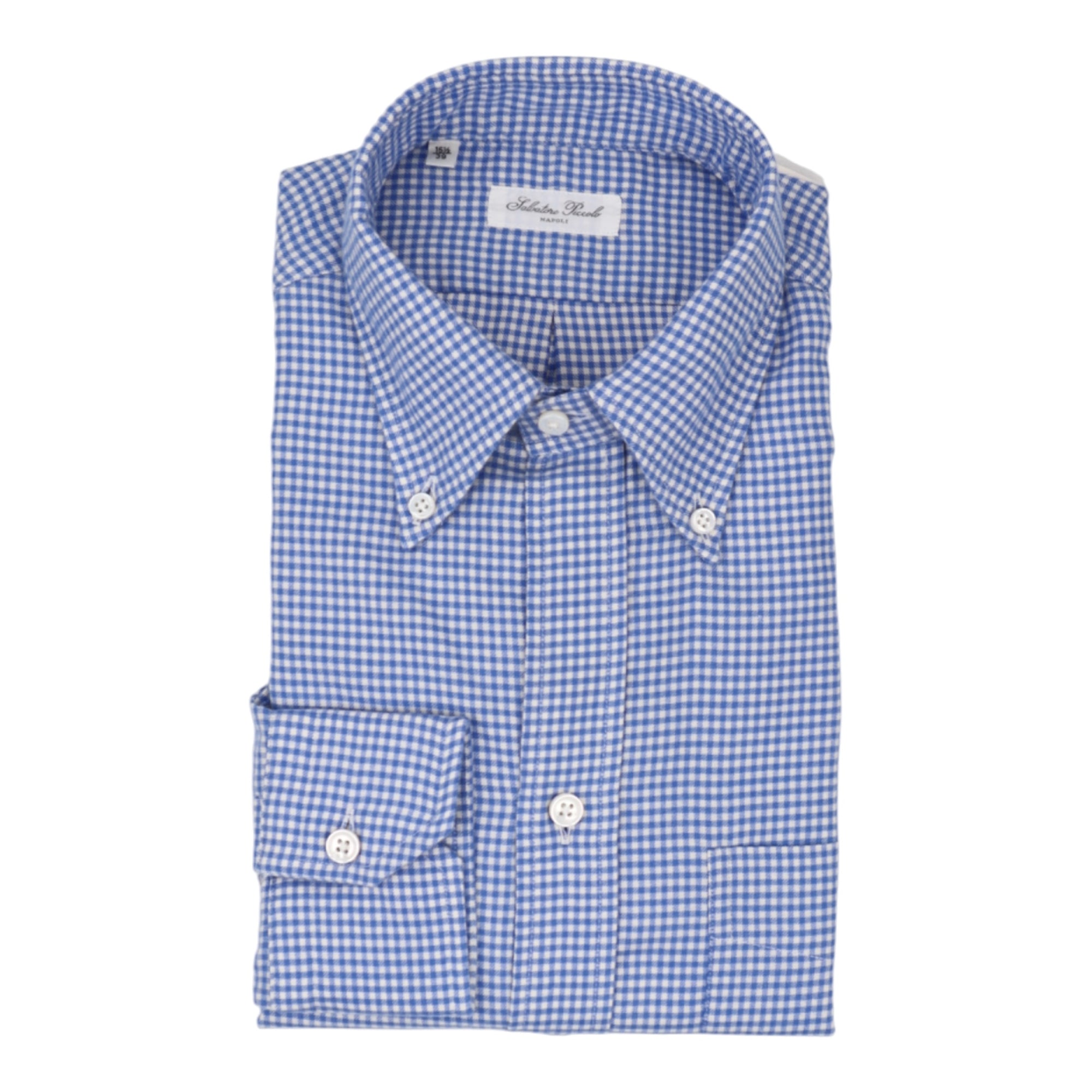 Salvatore Piccolo, Chemise George, Vichy bleue