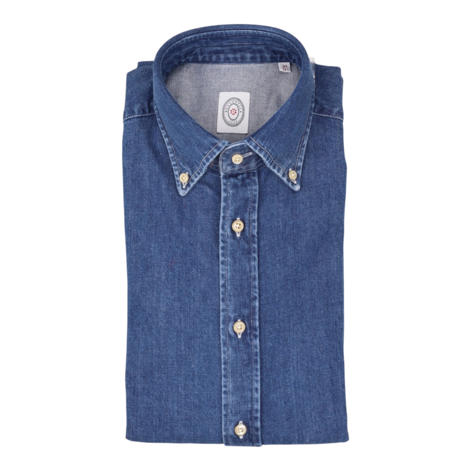 BOLZONELLA, Chemise Buell, Denim foncé