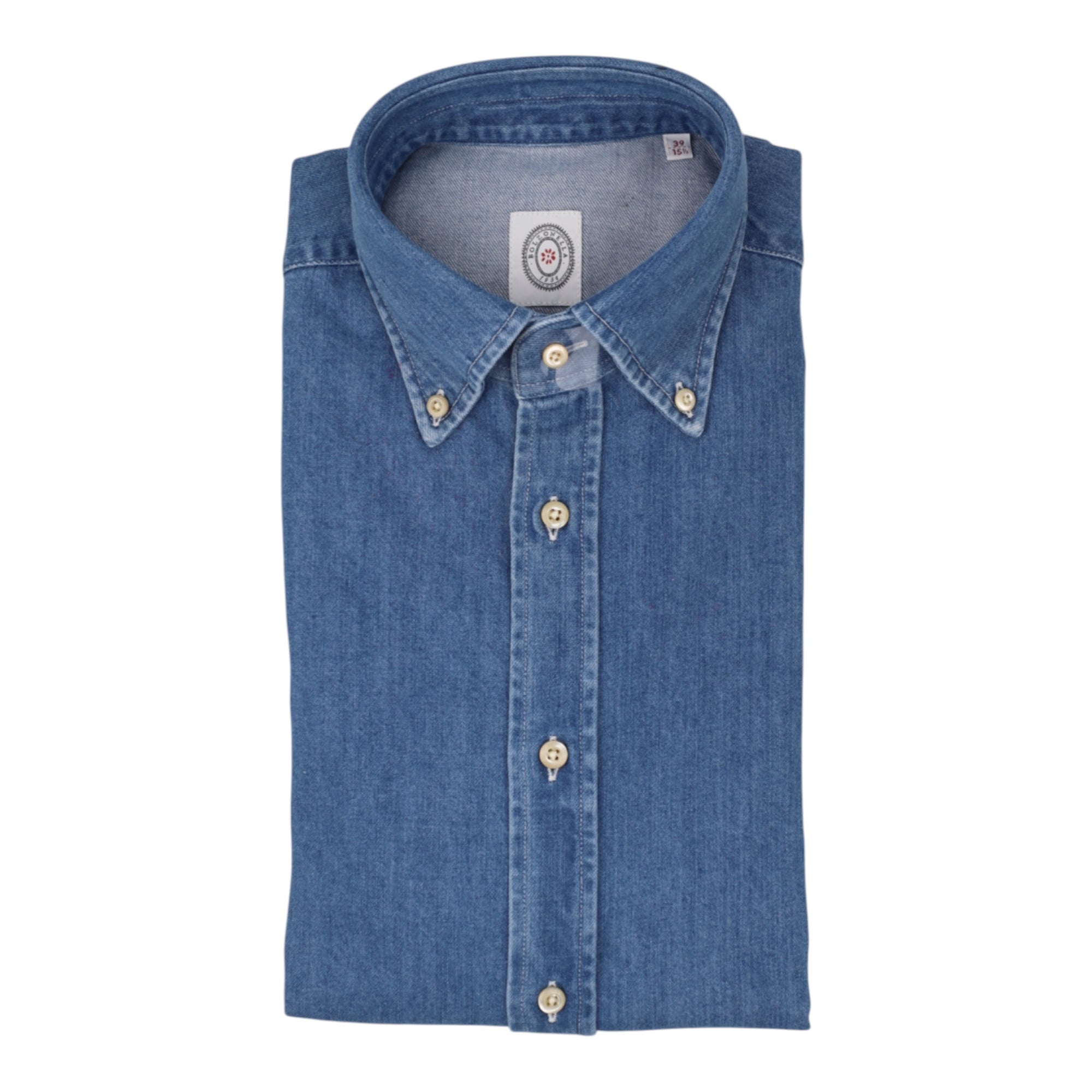 BOLZONELLA, Chemise Buell, Denim clair