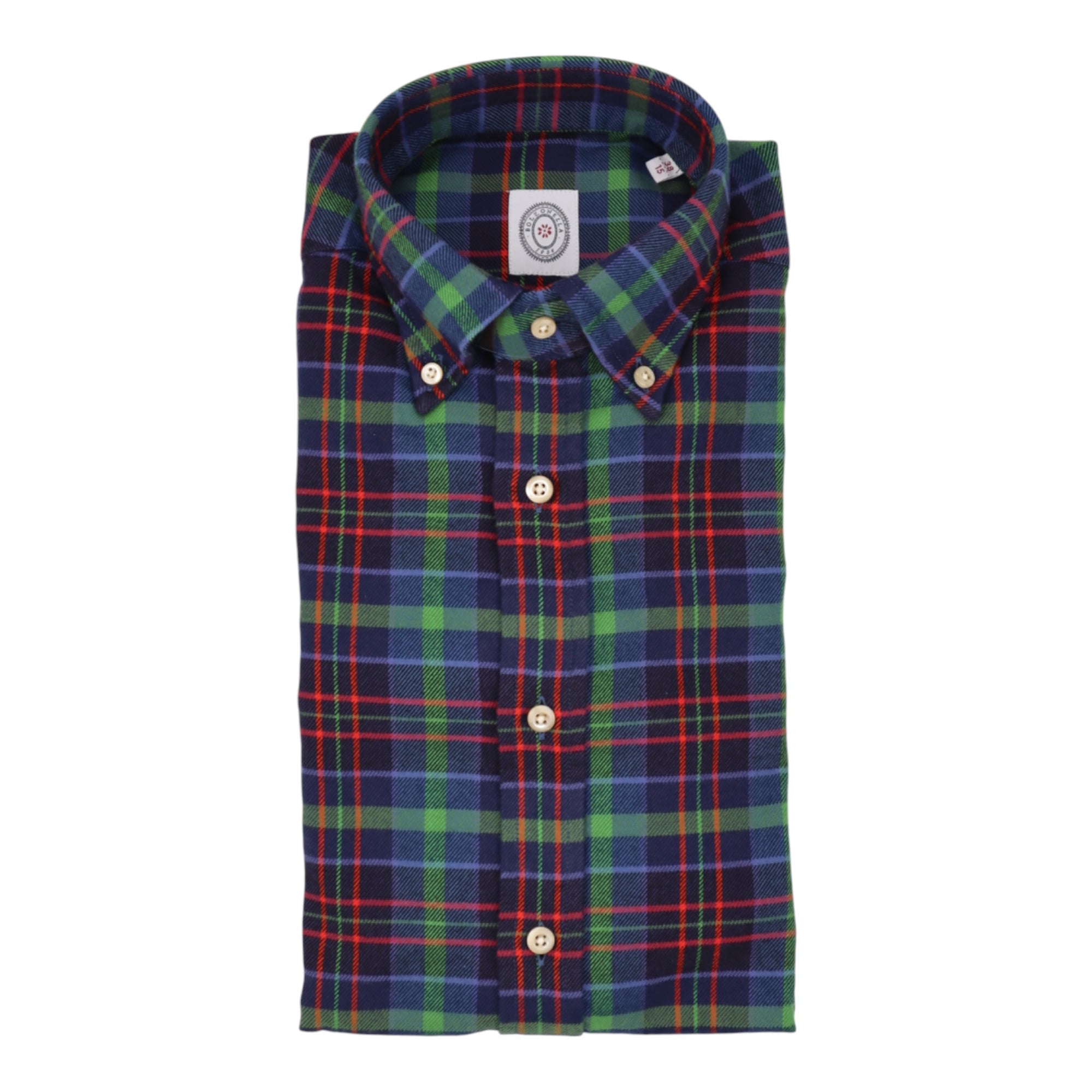 BOLZONELLA, Chemise Buell, Madras