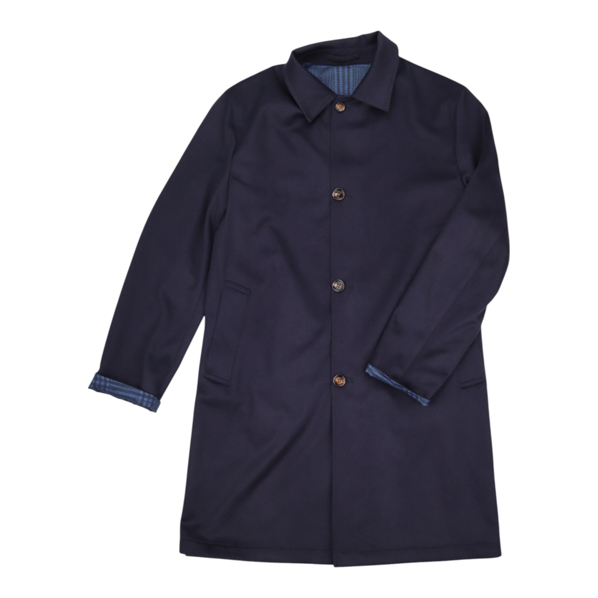 Kired, Imperméable cachemire réversible Peak, Navy