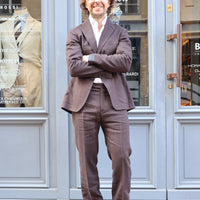 TAGLIATORE, Costume Monte-Carlo semi-doublé, Marron