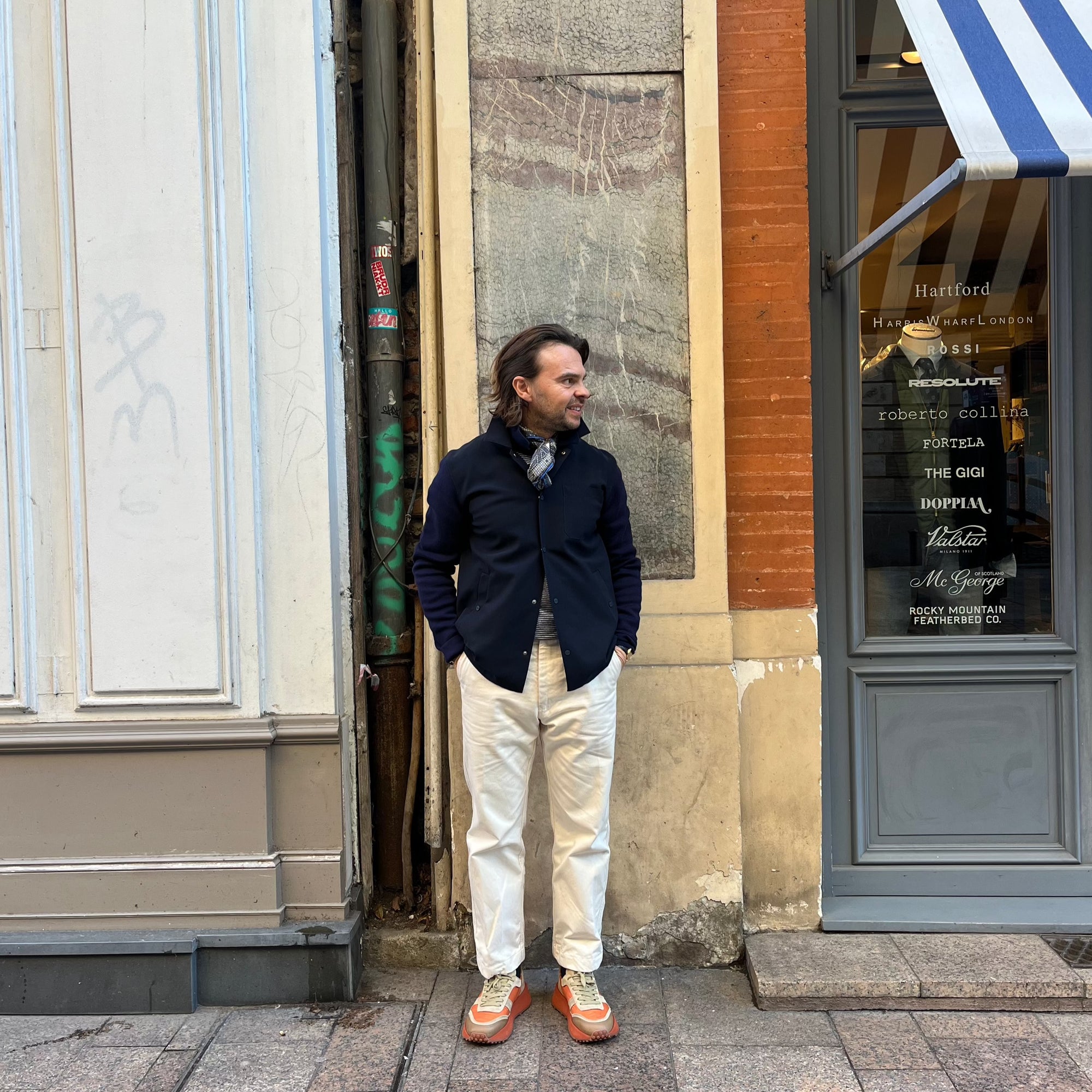 Buttero, "FUTURA X SNEAKERS", Suede et Nylon, Orange