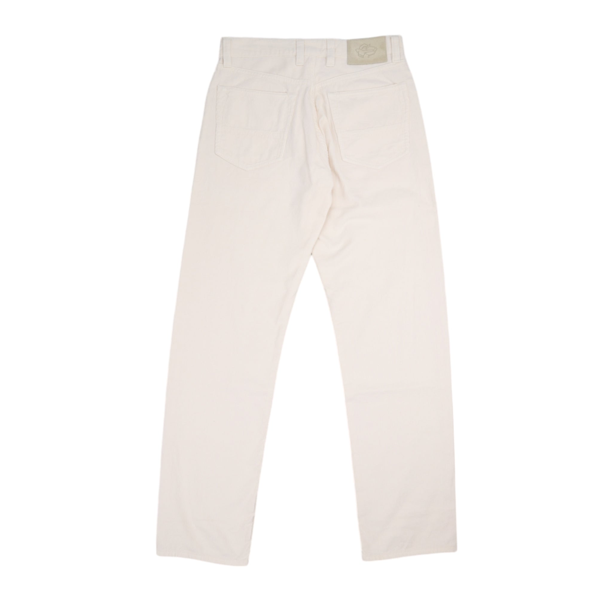 Drake's, Pantalon velours côtelé, Ecru