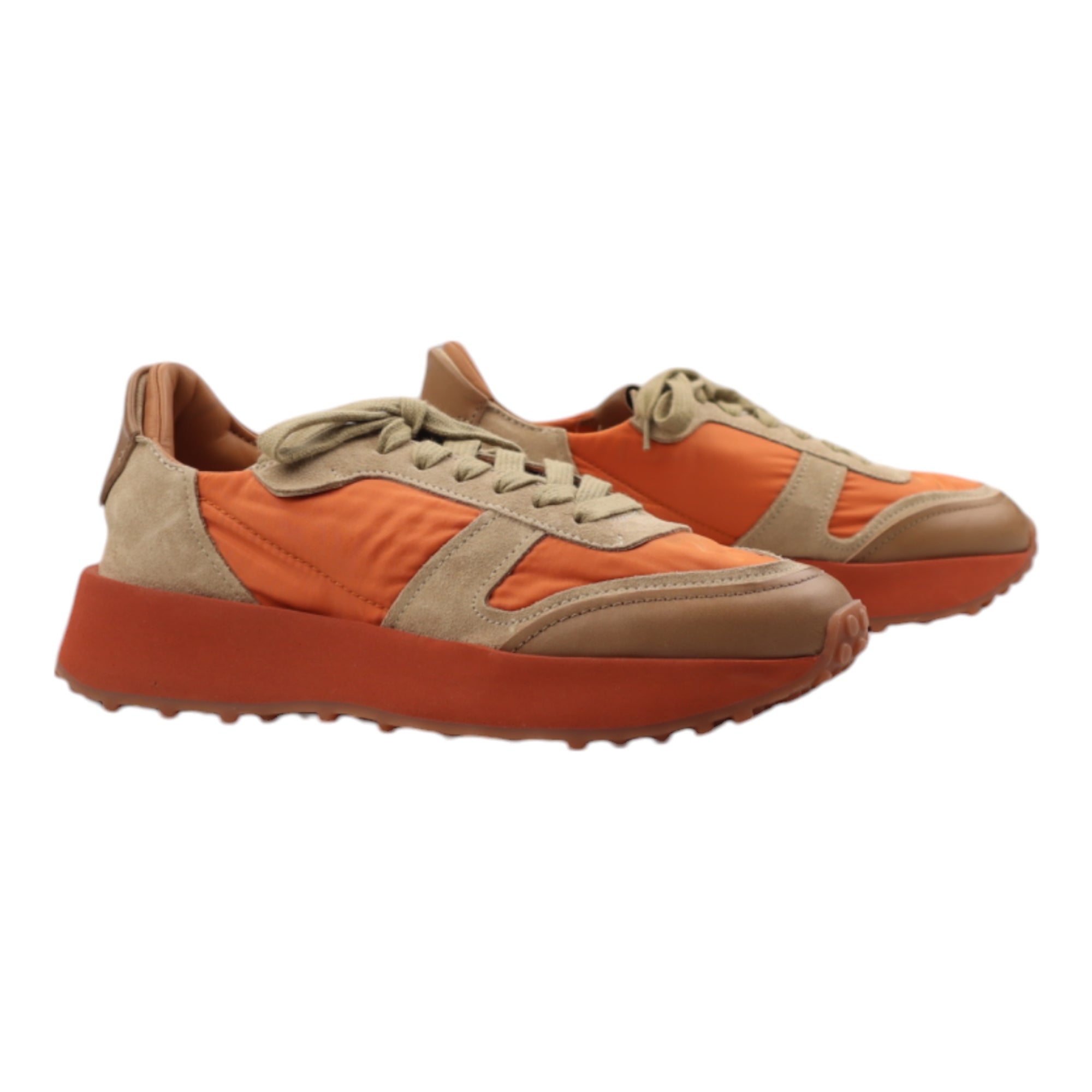 Buttero, "FUTURA X SNEAKERS", Suede et Nylon, Orange