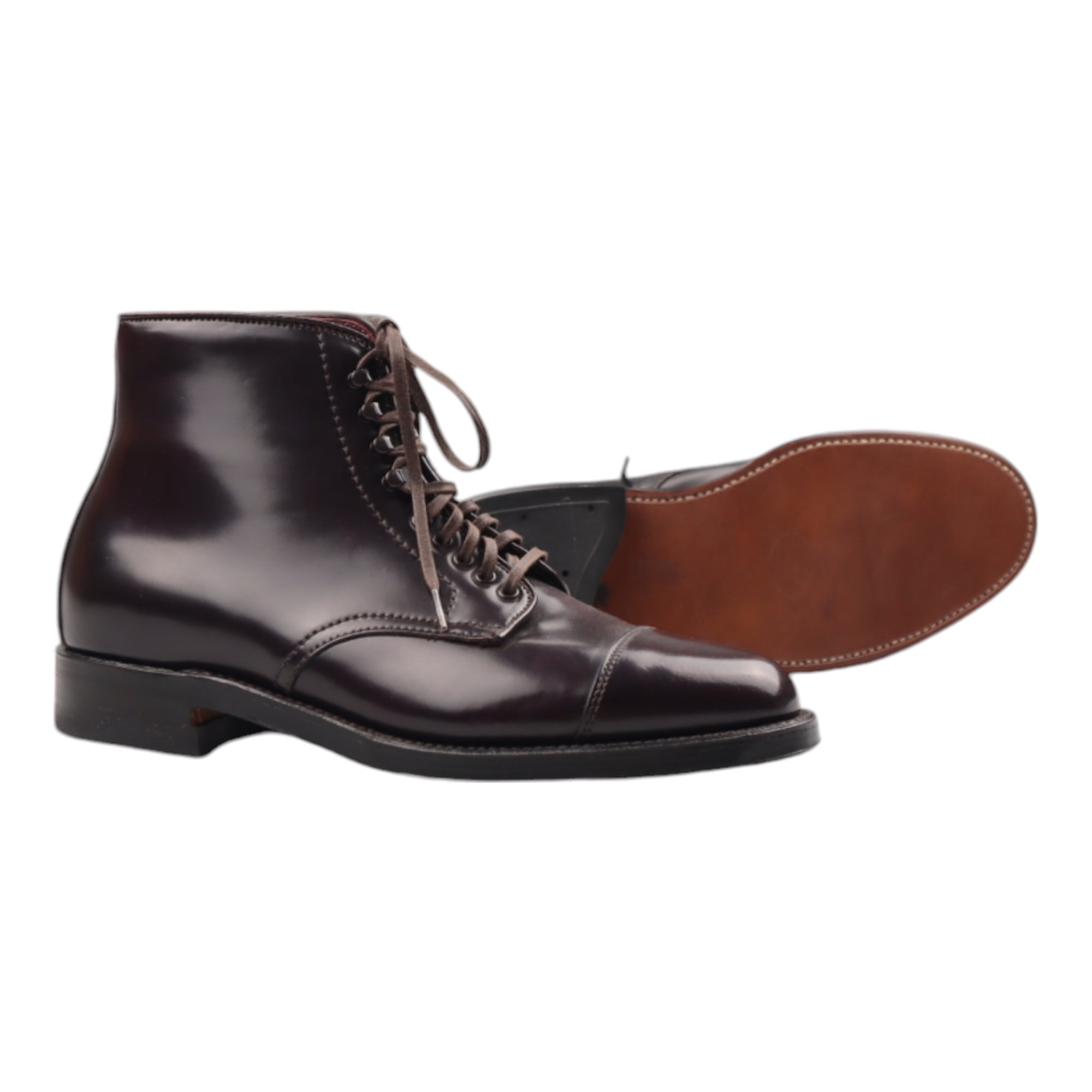Alden, Parajumper Boots, Cuir, Color 8 Shell Cordovan