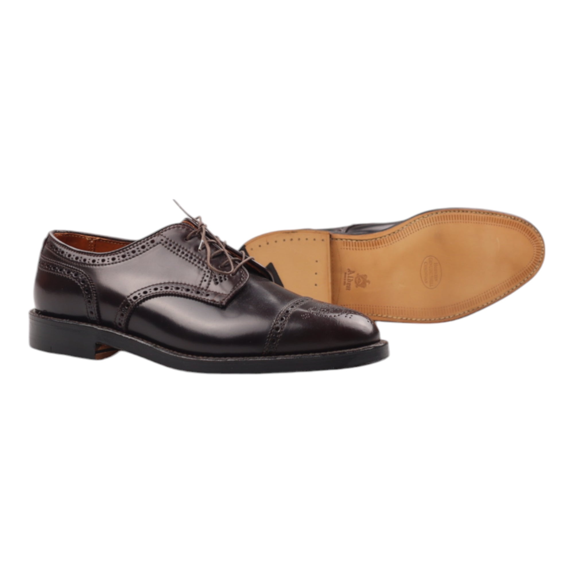 Alden, Medaillon Cap Toe Blucher, Cuir, Color 8 Shell Cordovan