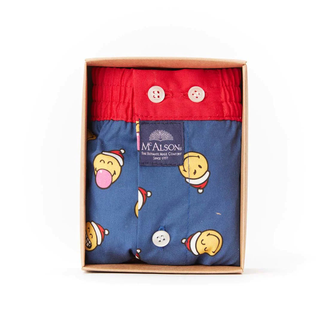 McAlson, Caleçon Smiley, Bleu