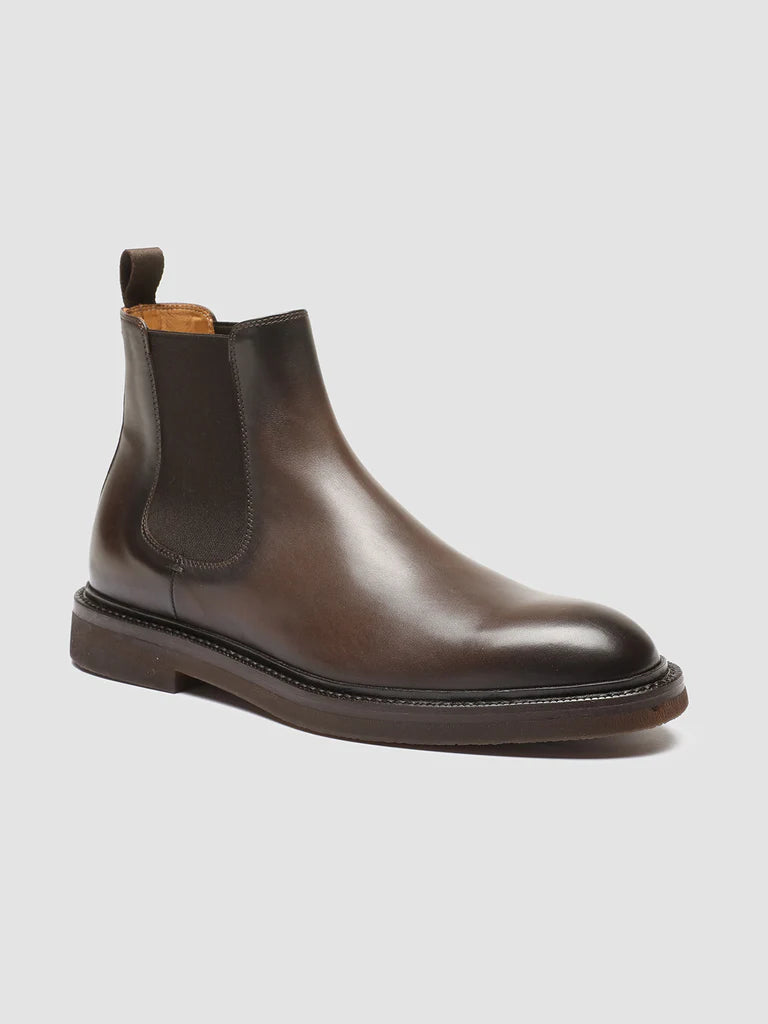 Officine Creative, Chealsea Boots, "DUDE FLEXI 003", Marron