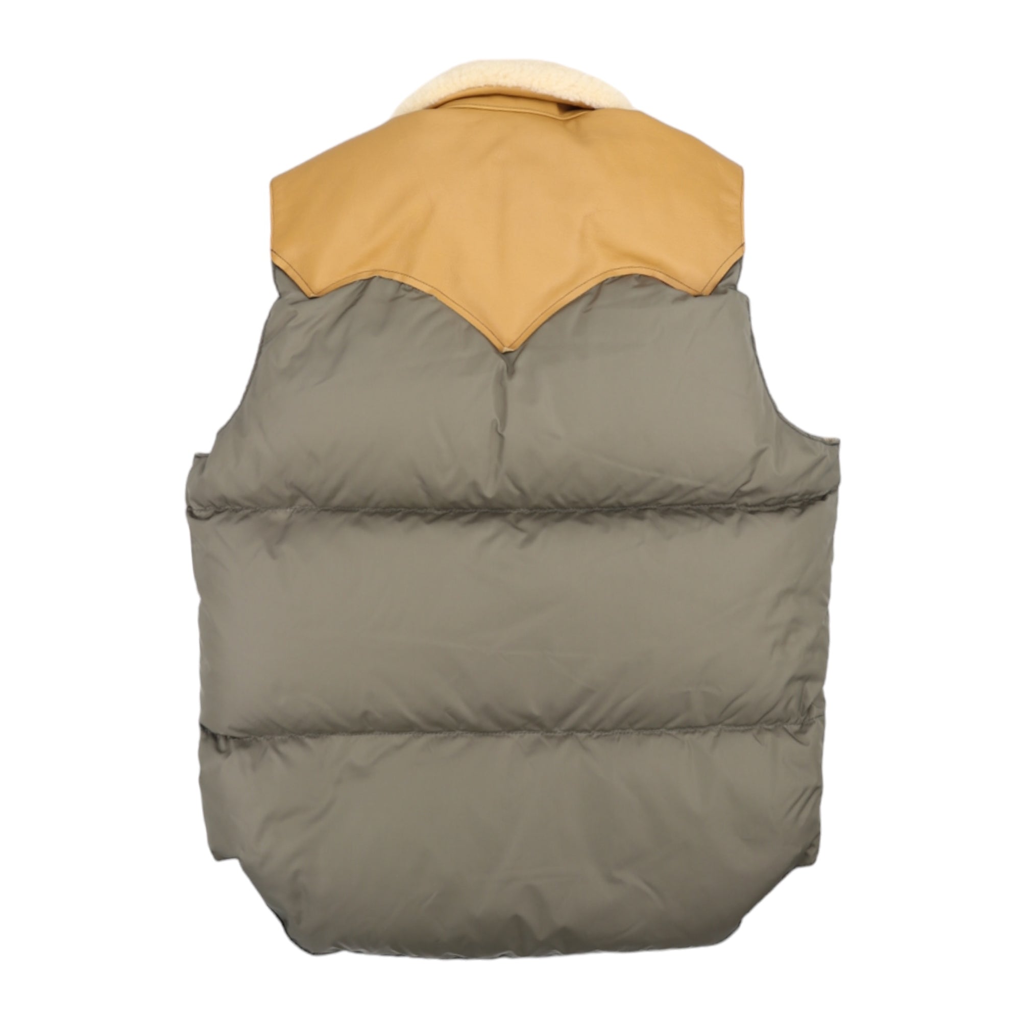 Rocky Mountain Featherbed, Christy Vest Col Shearling, Vert olive