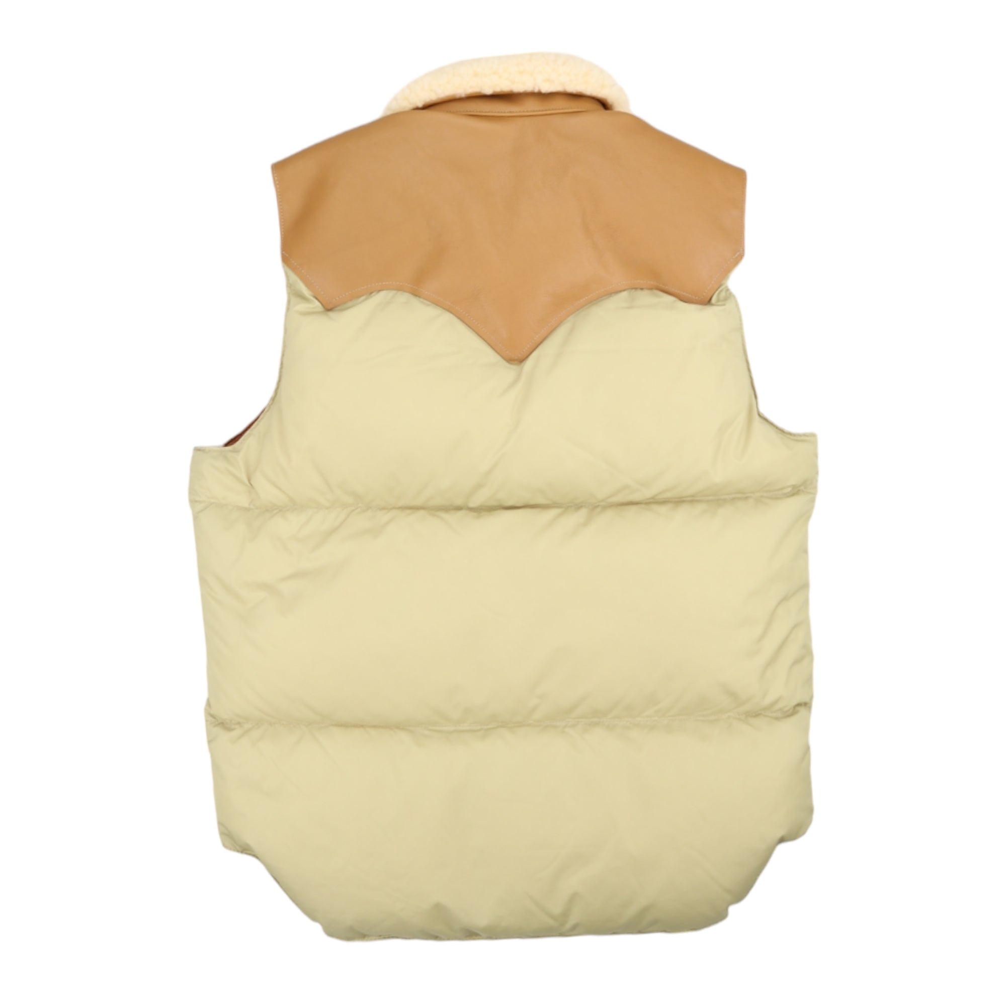 Rocky Mountain Featherbed, Christy Vest Col Shearling, Tan