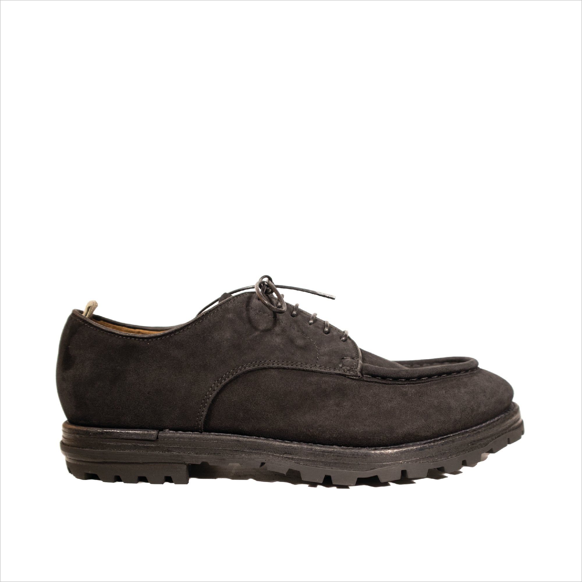 Officine Creative, Derby, "VAIL 009", Suede, Noir