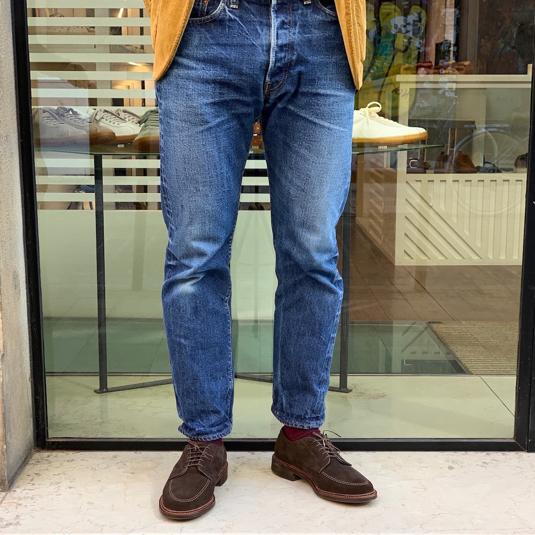 Alden, Mocc Toe Blucher, Suede, Brown
