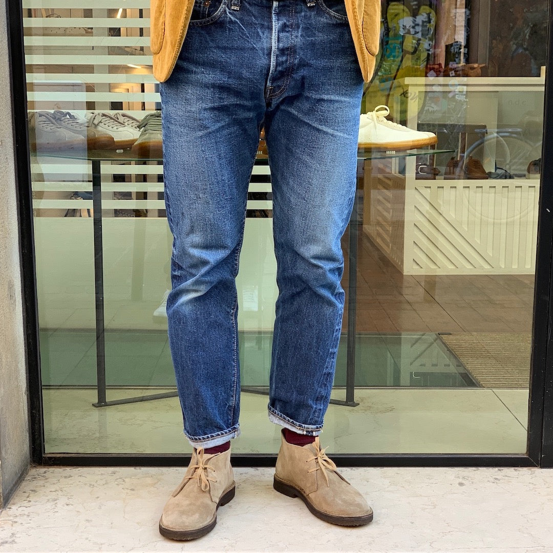 Drake's, CLIFFORD Desert Boot Semelle Crêpe, Suede, Sand