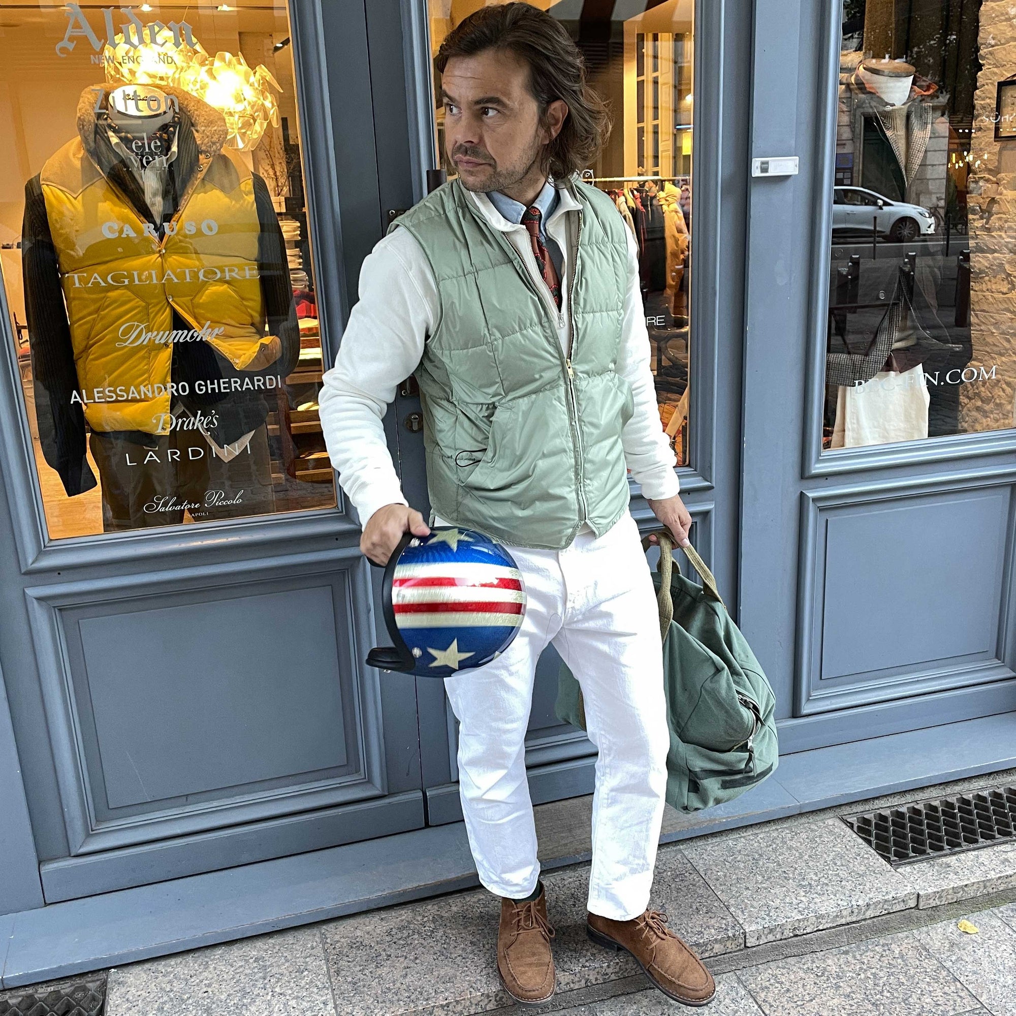 Fortela, Jean STEVE 941, Denim de Coton, Blanc