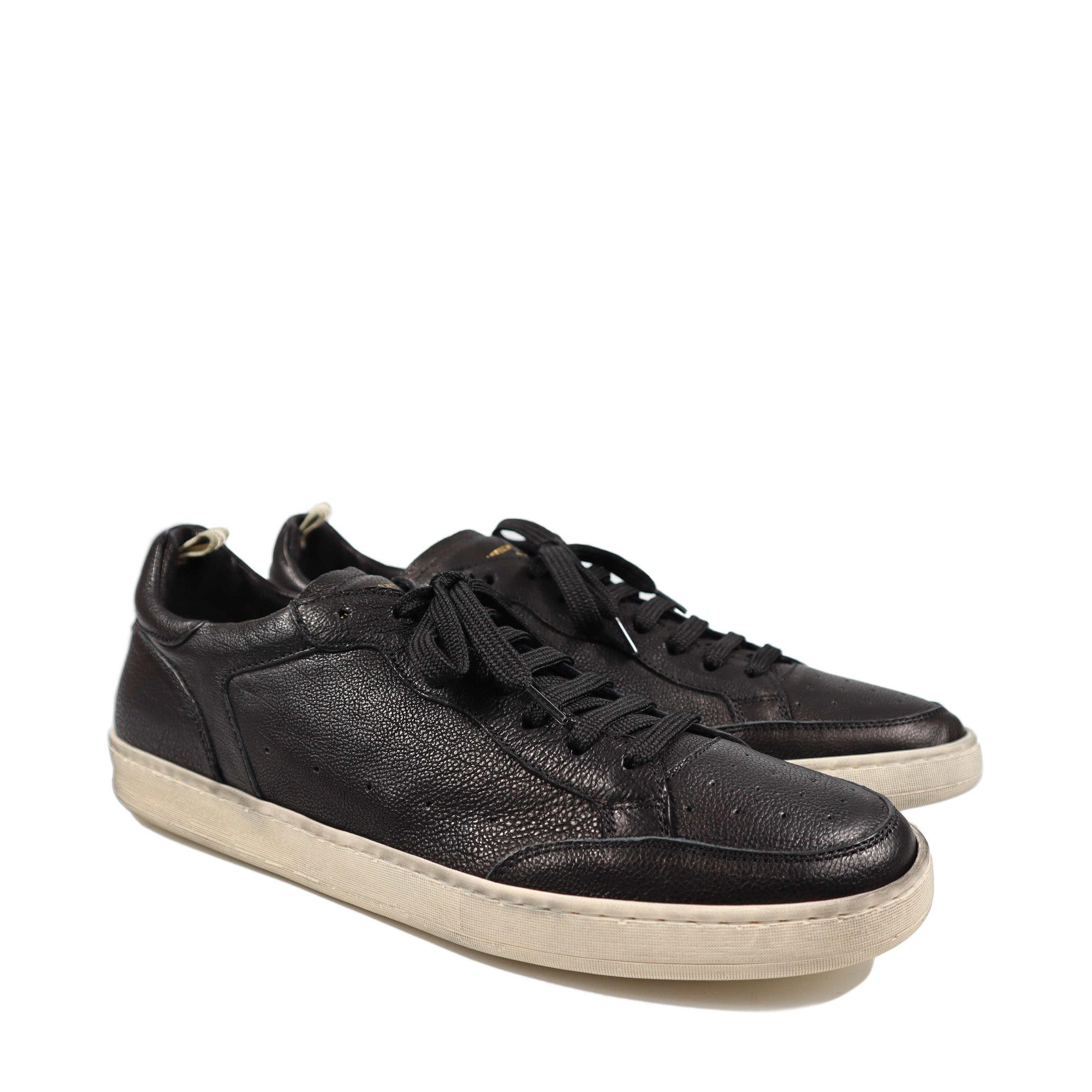 Officine Creative, KAREEM 001 Giano Dirty Tofu, Cuir, Noir