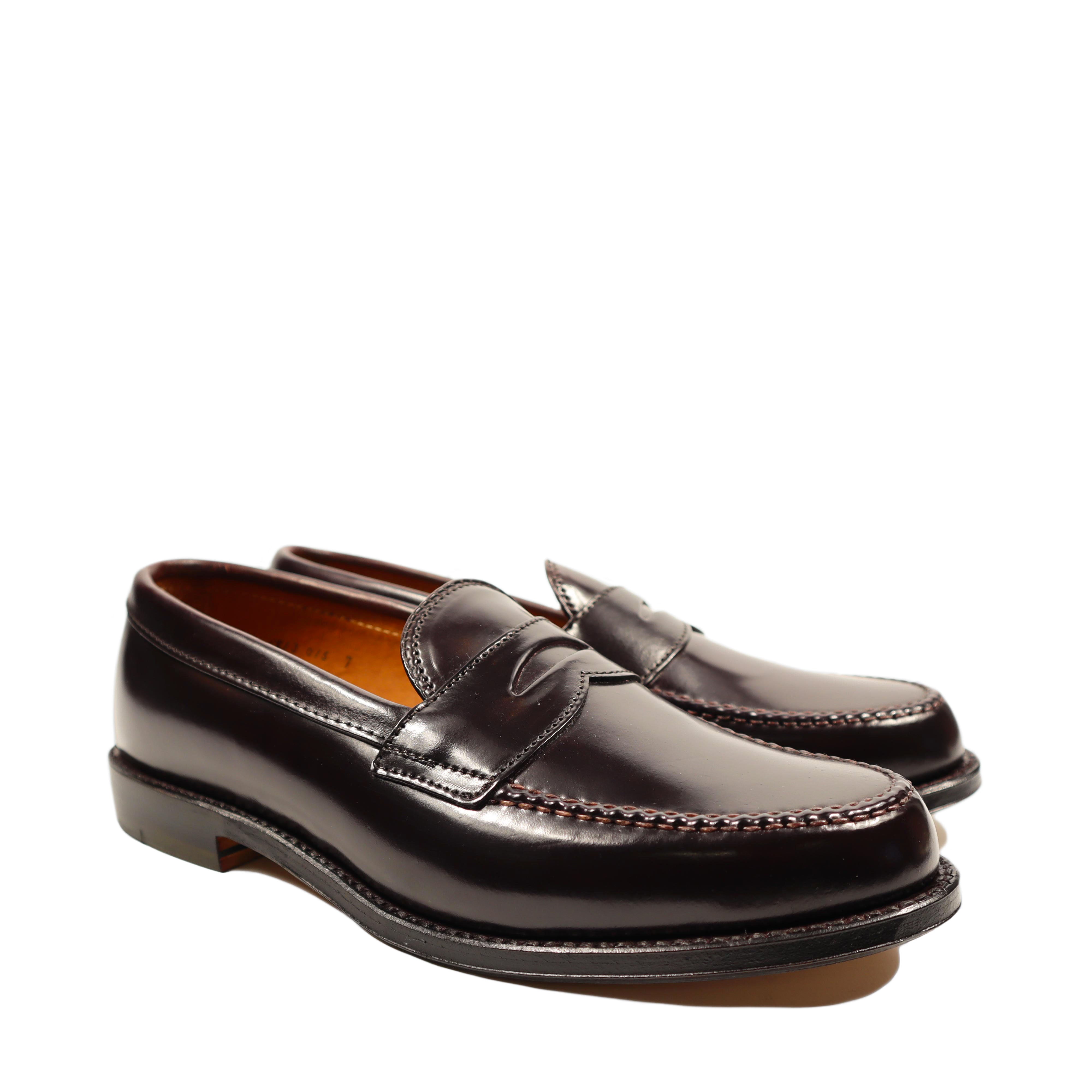 Alden, Penny Loafer, Cuir, Color 8 Shell Cordovan – Becfin