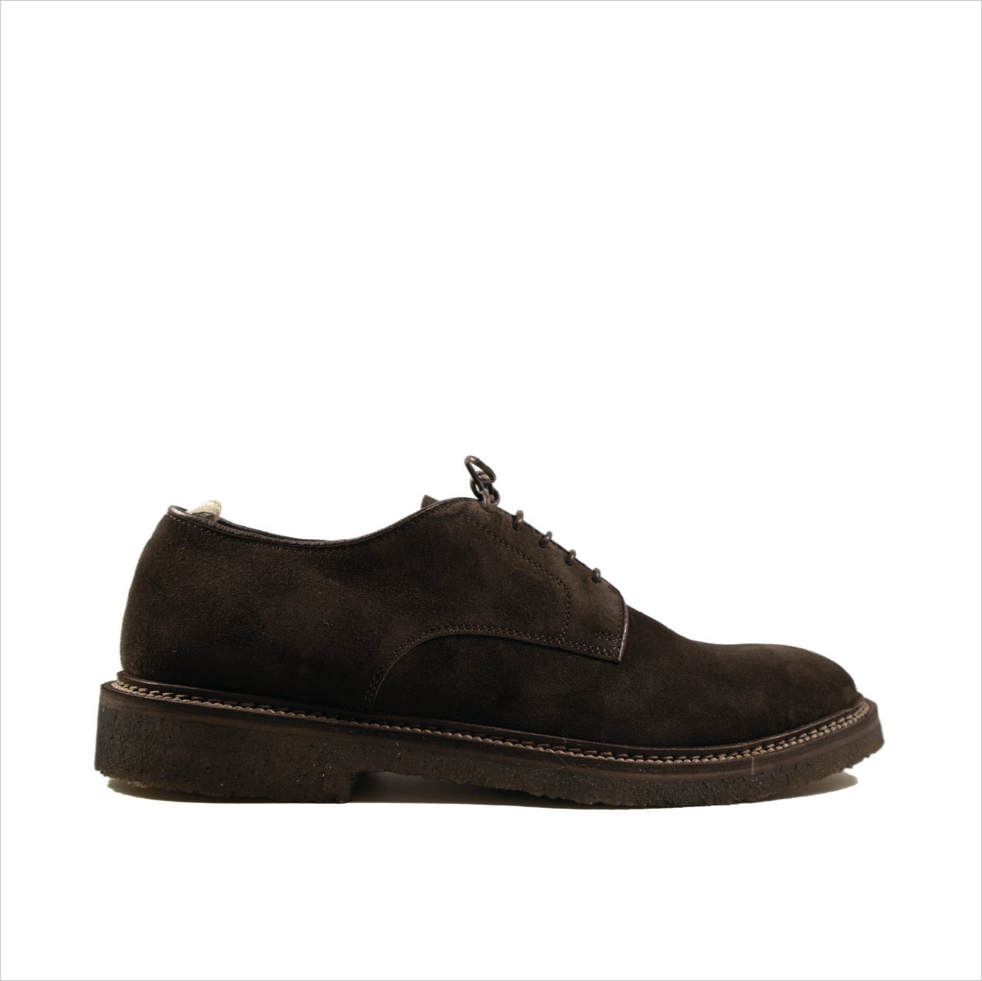 Officine Creative, Derby Hopkins, Suede, Chocolat