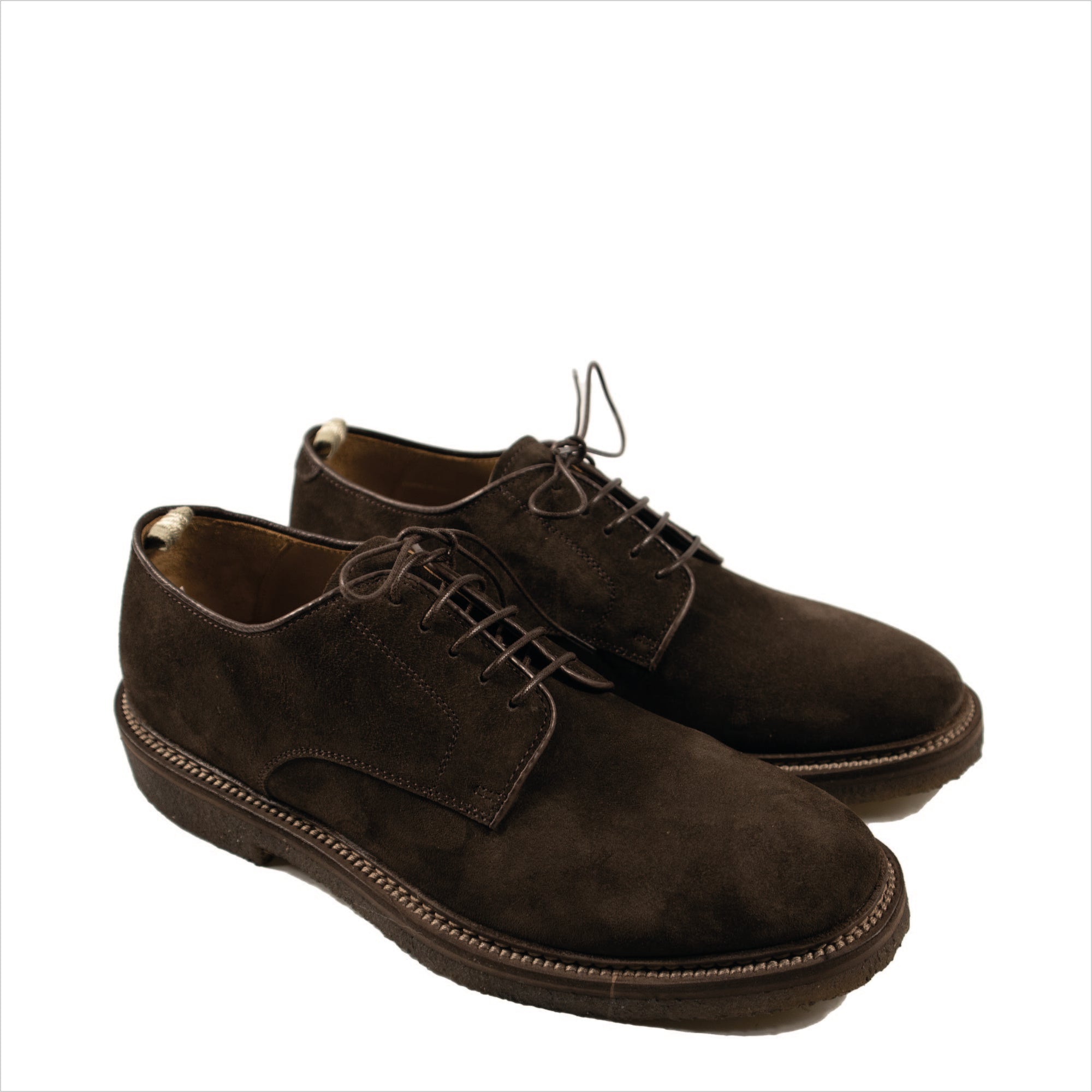 Officine Creative, Derby Hopkins, Suede, Chocolat
