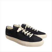 Common Projects, "CONTRAST ACHILLES", Suede, Navy