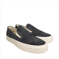 Common Projects, "SLIP ON", Suede, Navy