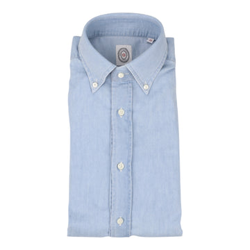 BOLZONELLA, Chemise Norton, Denim Washed