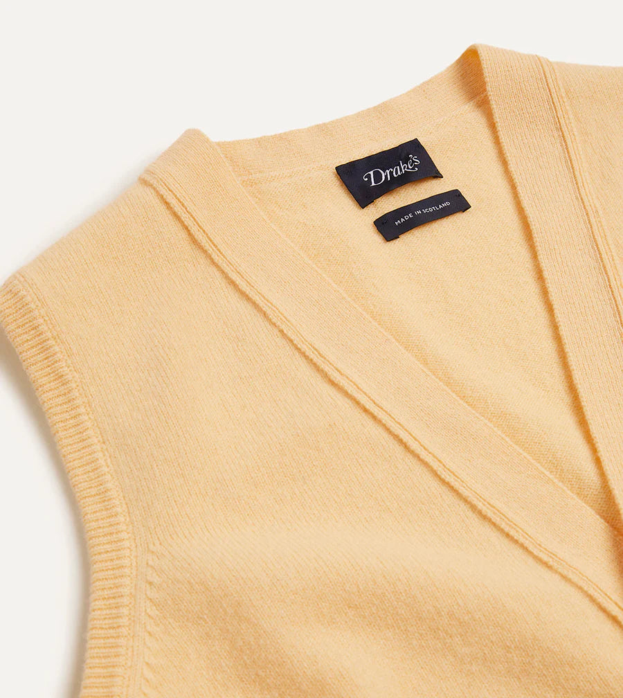 Drake's, Gilet, Jaune