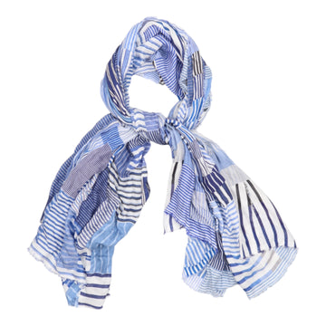 Faliero Sarti, Echarpe Sky blue stripes