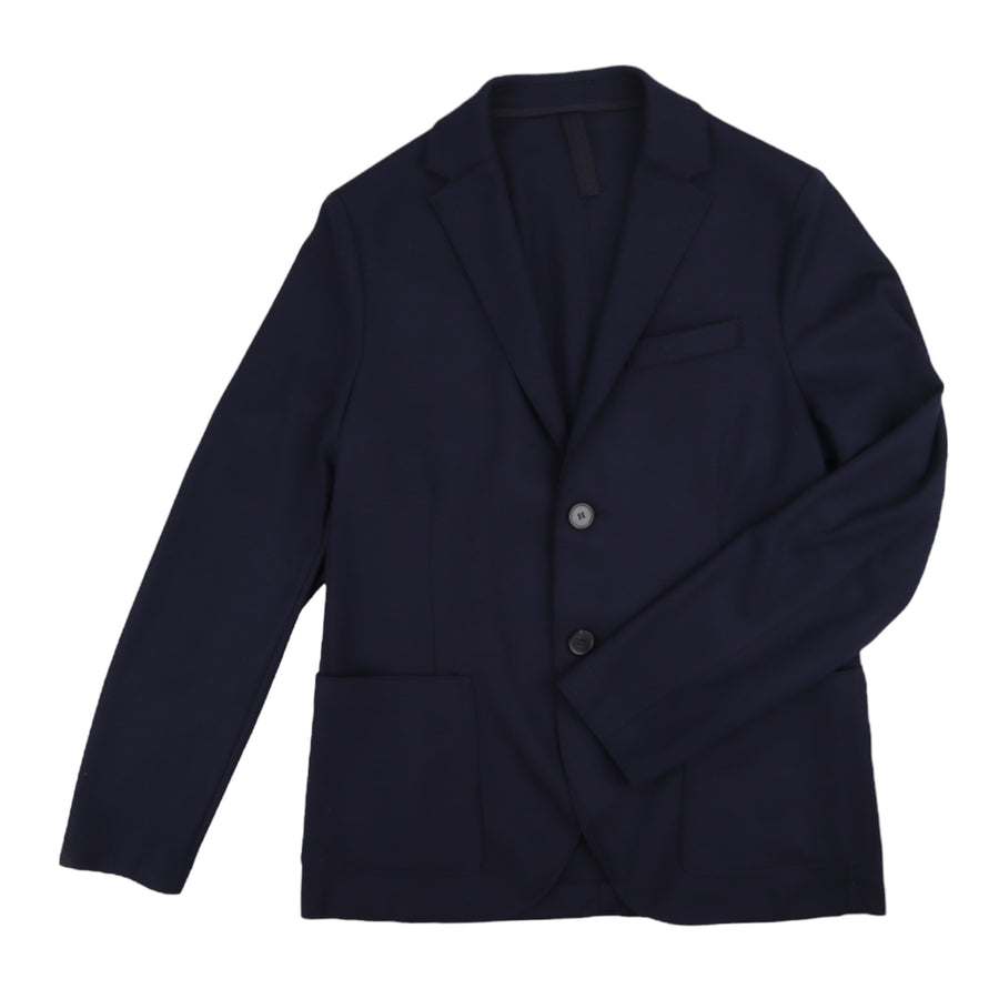 Harris Wharf London, Veste Merinos, Navy