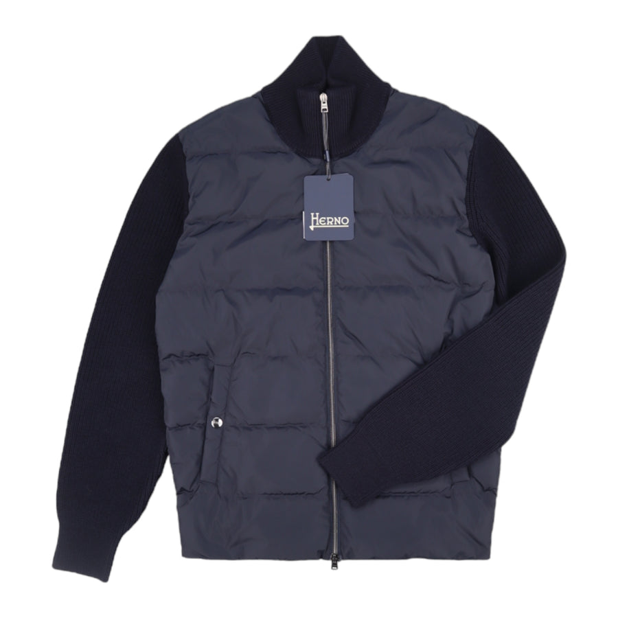 Herno, Bomber nylon stretch 20 deniers, Navy