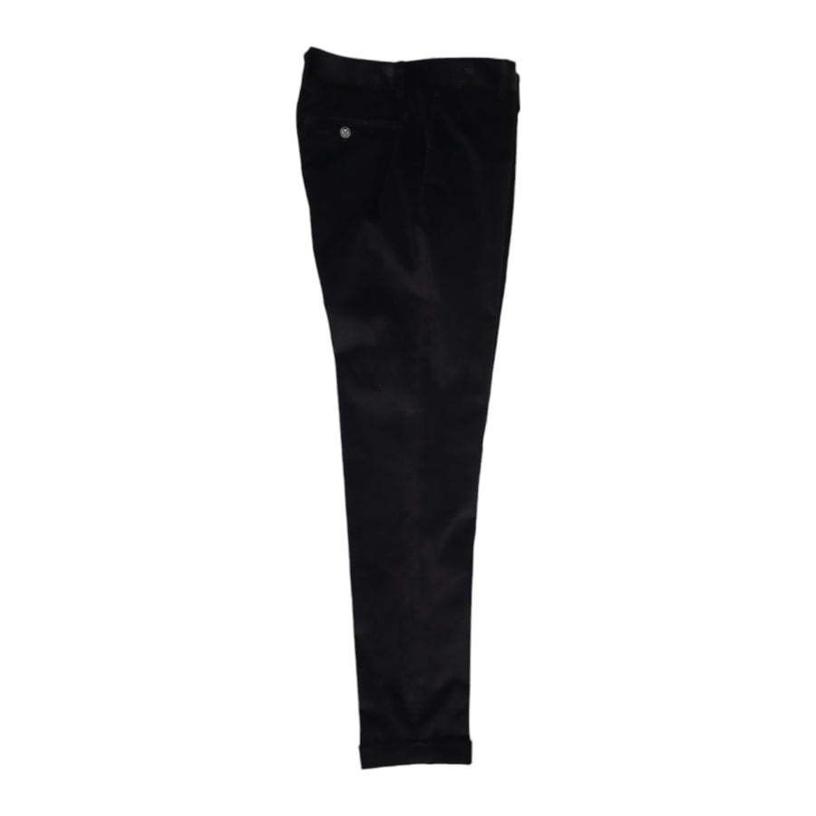 Berwich, Pantalon Velours, Noir