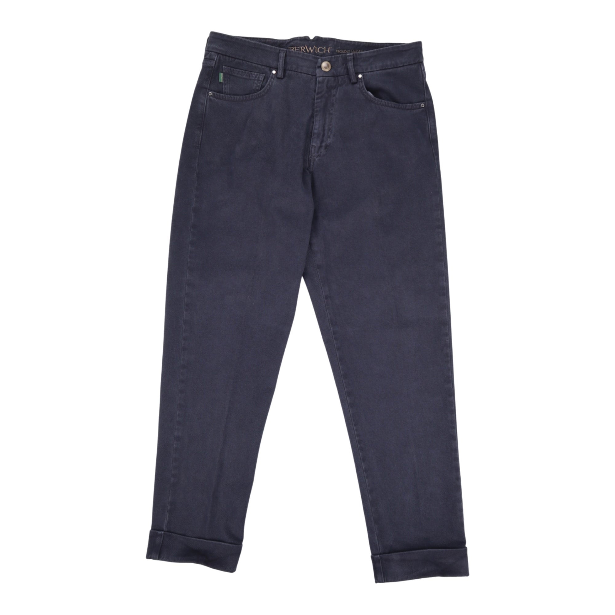 BERWICH, pantalon Chiaia, navy