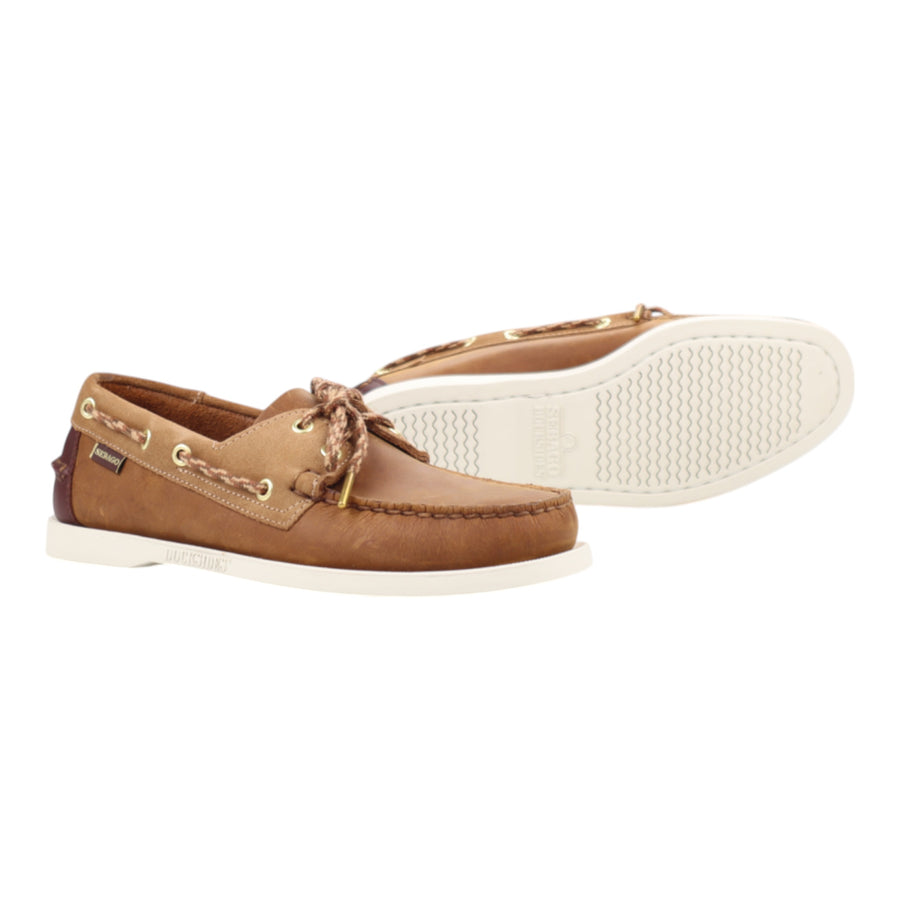 Sebago, Docksides, portland Bec fin, brown meerkat, brown cognac, brown brunette