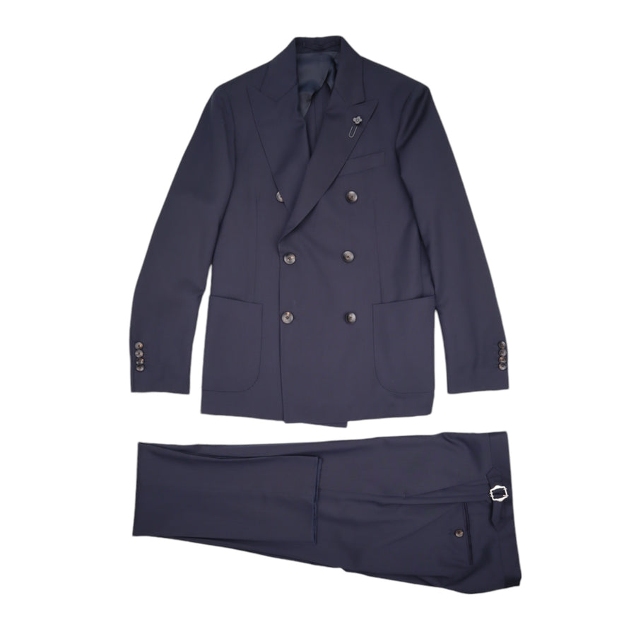 Lardini, Costume Croisé, Navy