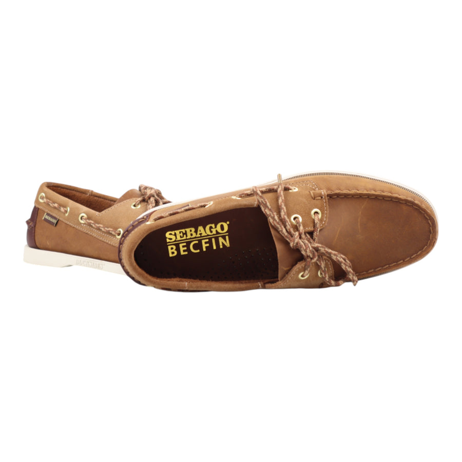 Sebago, Docksides, portland Bec fin, brown meerkat, brown cognac, brown brunette