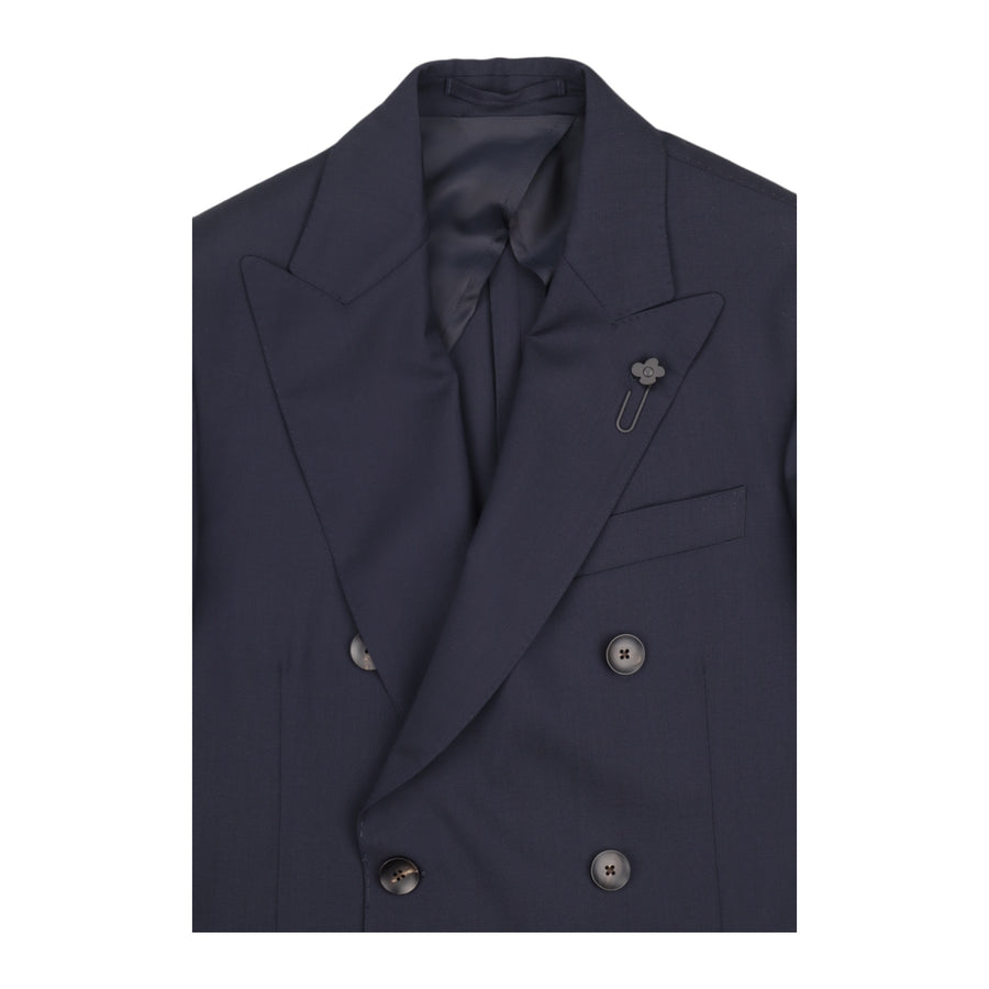 Lardini, Costume Croisé, Navy